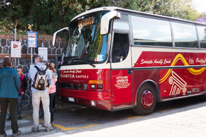Pompeii-Vesuvius bus schedules 