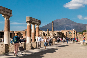 Visiting Pompeii
